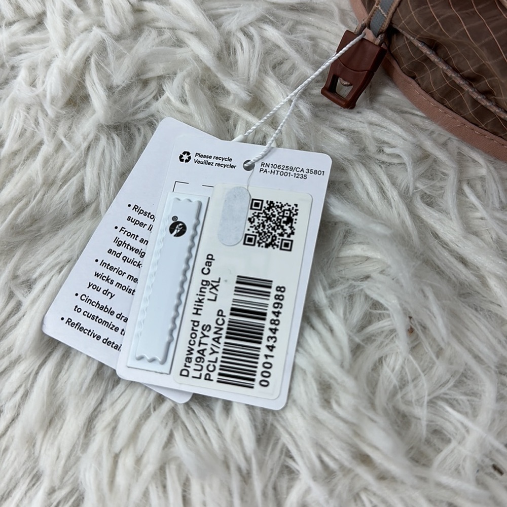 NWT Lululemon Drawcord Hiking Hat Pink Clay/Ancient Copper - Picture 5 of 6